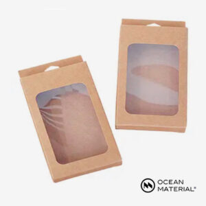 Seaweed-basiertes Sichtfenster-Verpackungsprodukt – transparent, kompostierbar und ideal für nachhaltige Verpackungen.