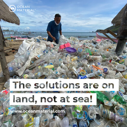 Sammelstelle für Ocean-bound Plastik auf Bali – sichtbarer Ursprung des Problems und Schlüssel zur Lösung an Land.
